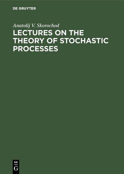 Produktbild: Lectures on the Theory of Stochastic Processes