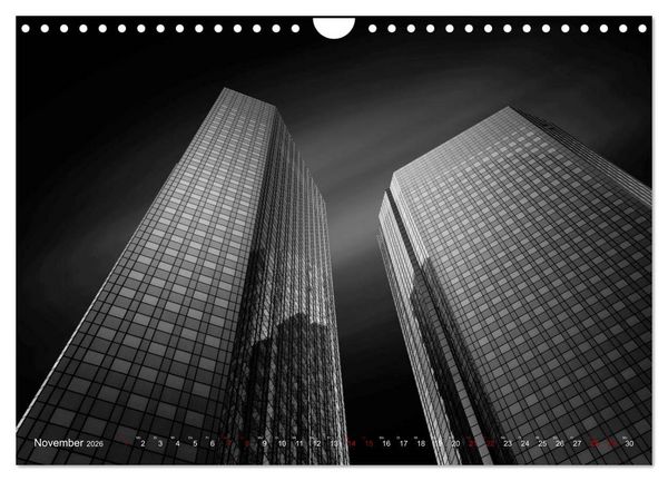 Produktbild: Monochrome Architektur (Wandkalender 2026 DIN A4 quer), CALVENDO Monatskalender