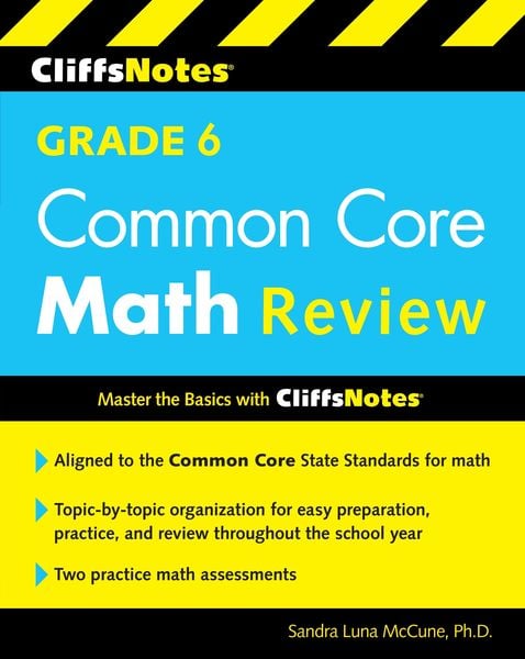 Produktbild: CliffsNotes Grade 6 Common Core Math Review