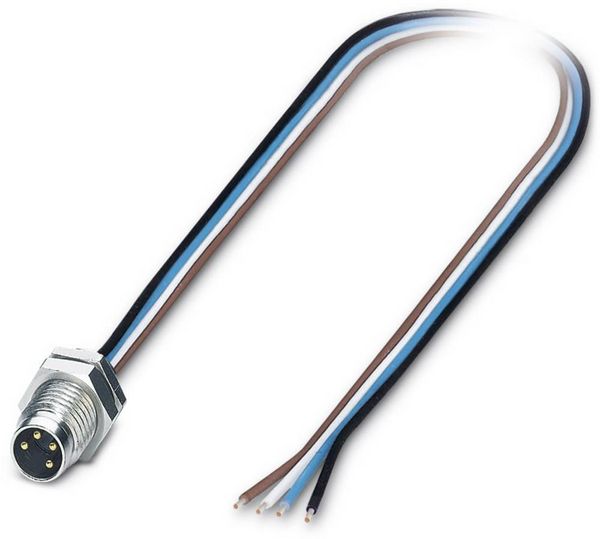 Phoenix Contact 1453481 Sensor-/Aktor-Einbausteckverbinder M8 Stecker, Einbau 0.50 m Polzahl Sensoren: 4 1 St.