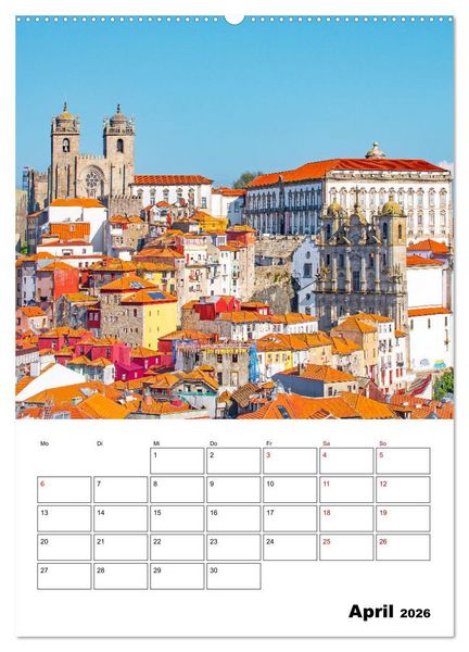 Produktbild: Porto - ein Traumreiseziel (hochwertiger Premium Wandkalender 2026 DIN A2 hoch), Kunstdruck in Hochglanz