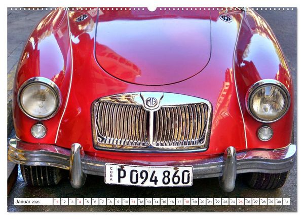 Produktbild: MGA Roadster - Filmstar auf R&auml;dern (Wandkalender 2026 DIN A2 quer), CALVENDO Monatskalender