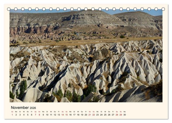 Produktbild: Kappadokien, im Land der Feenkamine (Tischkalender 2026 DIN A5 quer), CALVENDO Monatskalender