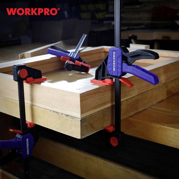 Produktbild: WorkPro WP232041 Einhandzwinge Produktabmessung, L&auml;nge: 450mm