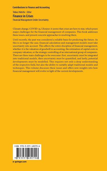 Produktbild: Finance in Crises