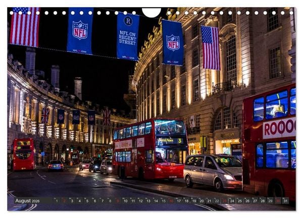 Produktbild: London Light (Wandkalender 2026 DIN A4 quer), CALVENDO Monatskalender