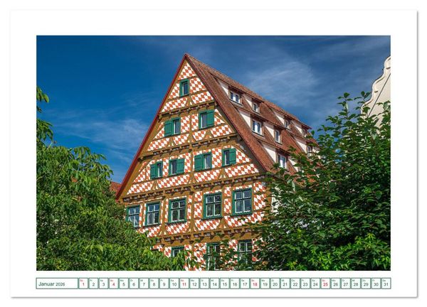 Produktbild: Ulm - H&uuml;bsche Gro&szlig;stadt an der Donau (Wandkalender 2026 DIN A2 quer), CALVENDO Monatskalender