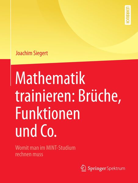 Produktbild: Mathematik trainieren: Br&uuml;che, Funktionen und Co.