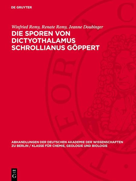 Produktbild: Die Sporen von Dictyothalamus Schrollianus G&ouml;ppert