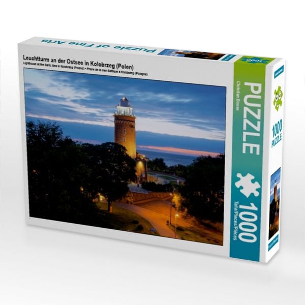 Produktbild: CALVENDO Puzzle Leuchtturm an der Ostsee in Kolobrzeg (Polen) 1000 Teile Puzzle quer | 1000 Teile Lege-Gr&ouml;&szlig;e 64 &times; 48 cm Foto-Puzzle f&uuml;r gl&uuml;ckliche Stunden