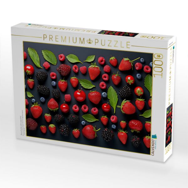 Produktbild: CALVENDO Puzzle Beerenfr&uuml;chte sch&ouml;n angeordnet | 1000 Teile Lege-Gr&ouml;&szlig;e 64x48cm Foto-Puzzle f&uuml;r gl&uuml;ckliche Stunden