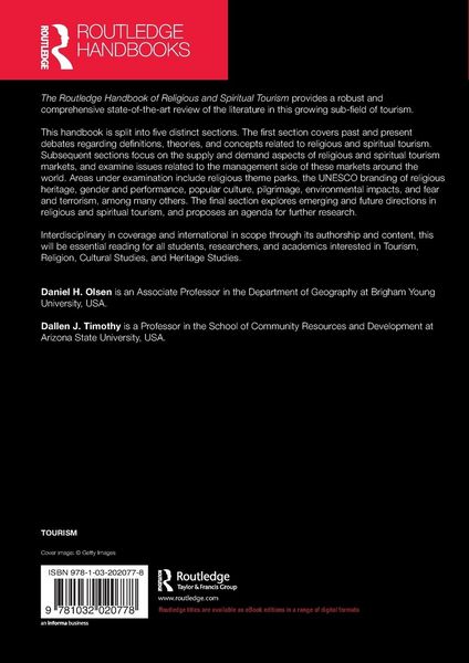 Produktbild: The Routledge Handbook of Religious and Spiritual Tourism