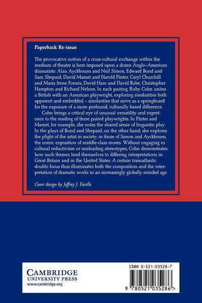 Produktbild: Anglo-American Interplay in Recent Drama