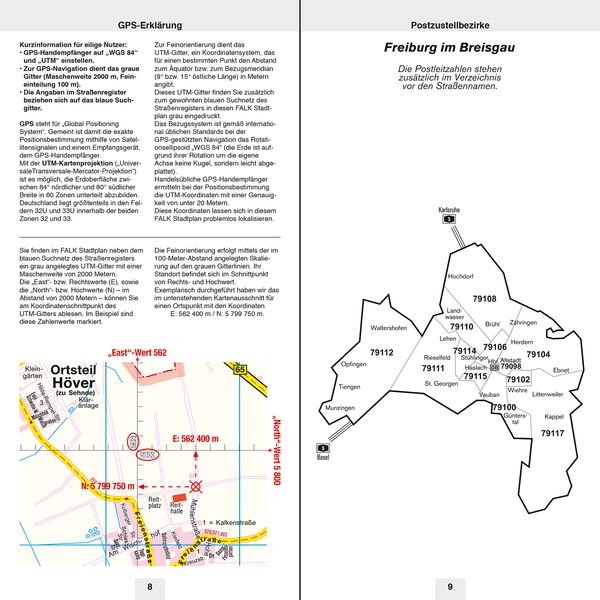 Produktbild: Falk Stadtplan Extra Freiburg 1:17.500