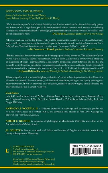 Produktbild: Intersectionality of Critical Animal, Disability, and Environmental Studies