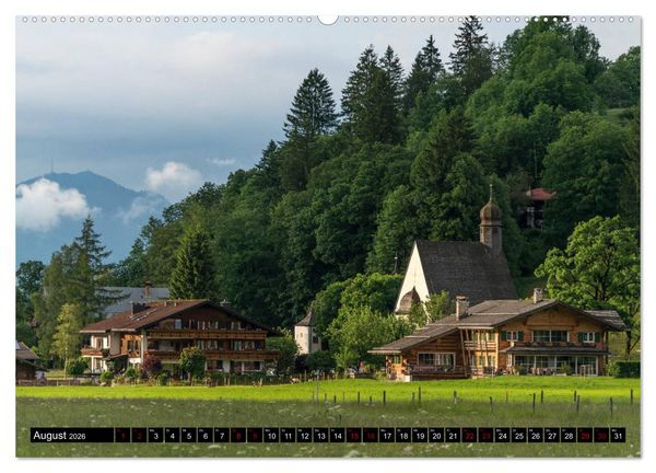 Produktbild: Oberstdorf und Umgebung (Wandkalender 2026 DIN A2 quer), CALVENDO Monatskalender