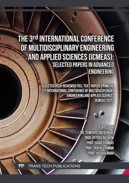 Produktbild: The 3rd International Conference of Multidisciplinary Engineering and Applied Sciences (ICMEAS): Selected papers in advanced engineering