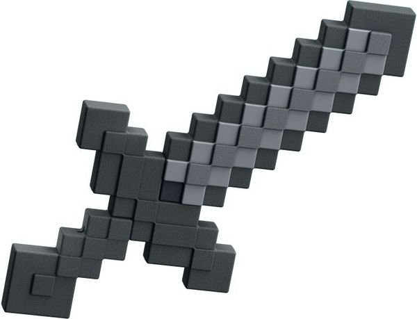 Produktbild: Minecraft Spielzeugzubeh&ouml;r-Kollektion f&uuml;r Rollenspiele, pixeliges Design (Stil