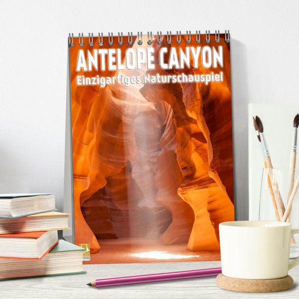 Produktbild: Antelope Canyon &ndash; Einzigartiges Naturschauspiel (Tischkalender 2026 DIN A5 hoch), CALVENDO Monatskalender