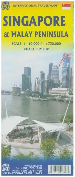 Produktbild: Singapore & Malay Peninsula Map 1:730 000