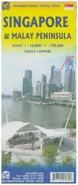 Produktbild: Singapore & Malay Peninsula Map 1:730 000