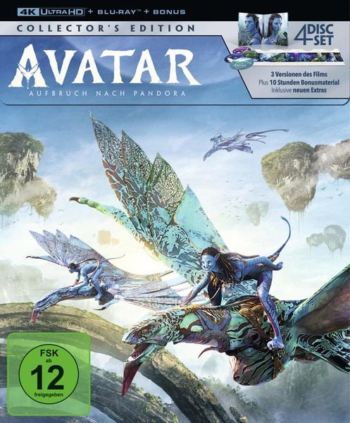 Avatar - Limited Collector's Edition (Dollby Vision 2023) (4K Ultra HD) (+ Blu-ray) (+ Bonus-Blu-ray)