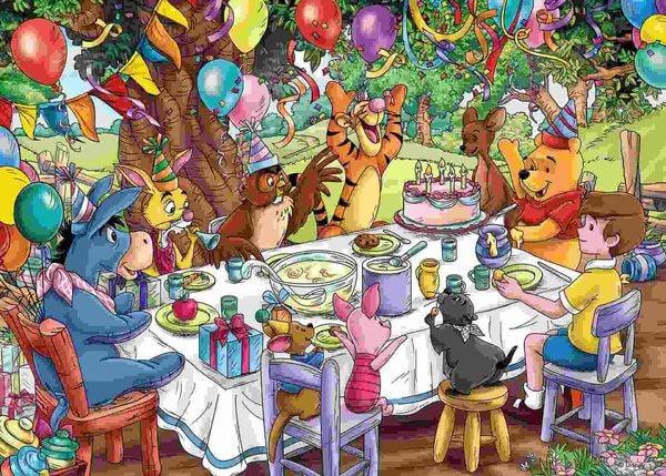 Produktbild: Erwachsenenpuzzle 1000 Teile - Disney Winnie Puuh