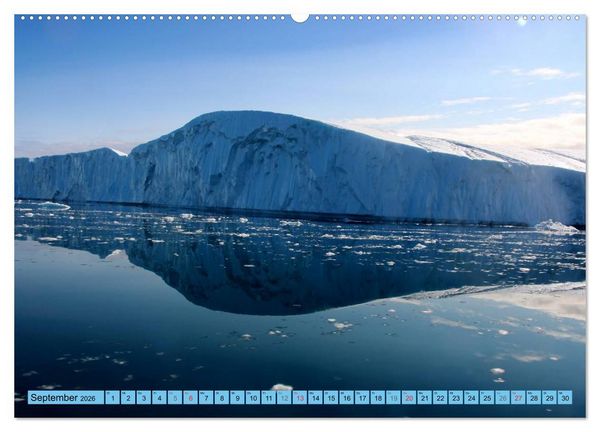 Produktbild: EISIGE GIGANTEN in der DISKOBUCHT (Wandkalender 2026 DIN A2 quer), CALVENDO Monatskalender
