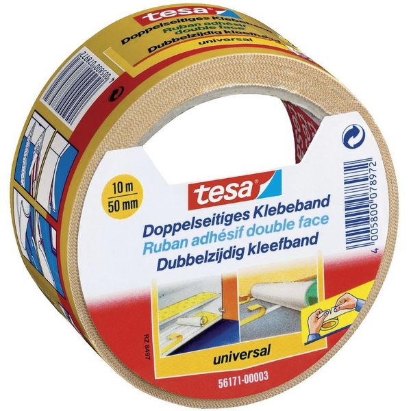 tesa Doppelseitiges Klebeband 10mx50mm 50mmx10m