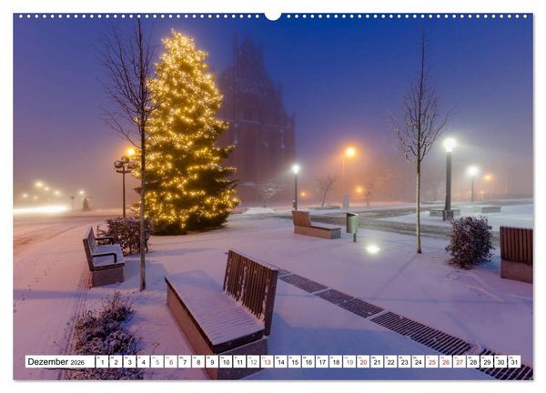 Produktbild: Prenzlau - im Wandel der Jahreszeiten (Wandkalender 2026 DIN A2 quer), CALVENDO Monatskalender