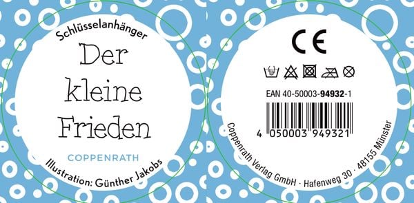 Produktbild: Schl&uuml;sselanh&auml;nger: Der kleine Frieden (Das kl. Gl&uuml;ck)
