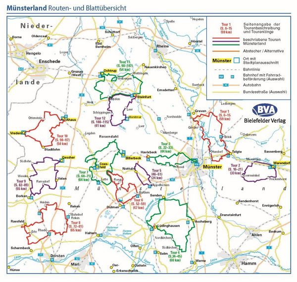 Produktbild: BVA ADFC Radausflugsf&uuml;hrer M&uuml;nsterland