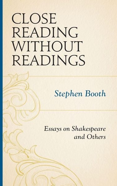 Produktbild: Close Reading without Readings