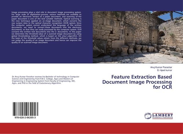 Produktbild: Feature Extraction Based Document Image Processing for OCR