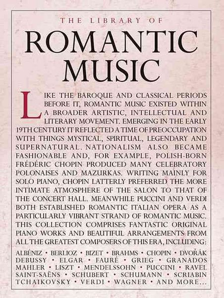 Produktbild: The Library of Romantic Music
