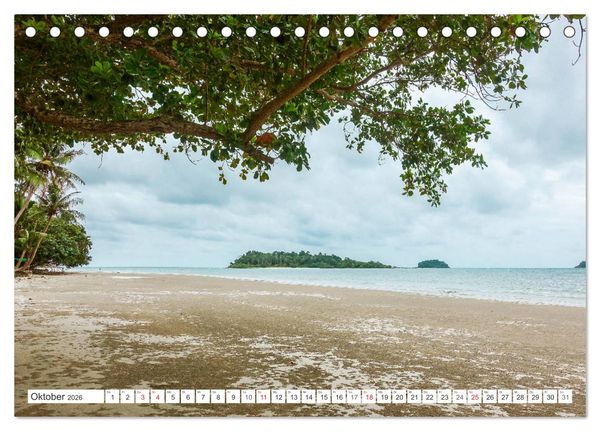 Produktbild: Thailand Koh Chang (Tischkalender 2026 DIN A5 quer), CALVENDO Monatskalender
