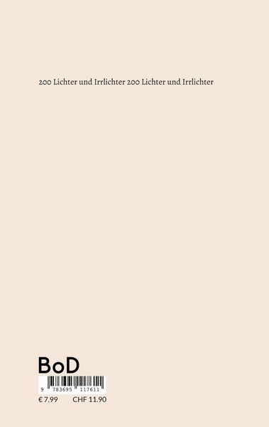 Produktbild: Lichter und Irrlichter