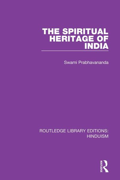 Produktbild: The Spiritual Heritage of India