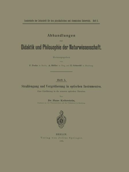 Produktbild: Strahlengang und Vergr&ouml;&szlig;erung in optischen Instrumenten
