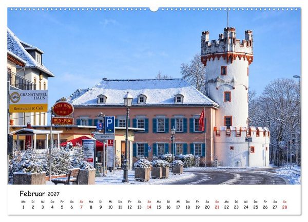 Produktbild: R&uuml;desheim im Licht der Jahreszeiten (hochwertiger Premium Wandkalender 2027 DIN A2 quer), Kunstdruck in Hochglanz
