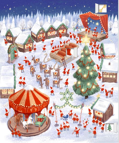 Produktbild: Im verwunschenen Weihnachtswald (mit Adventskalender)