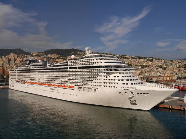 Produktbild: CALVENDO Puzzle Kreuzfahrtschiff MSC Fantasia: Ein Motiv aus dem Kalender Giganten der Meere - Kreuzfahrtschiffe | 1000 Teile Lege-Gr&ouml;&szlig;e 64x48cm Foto-