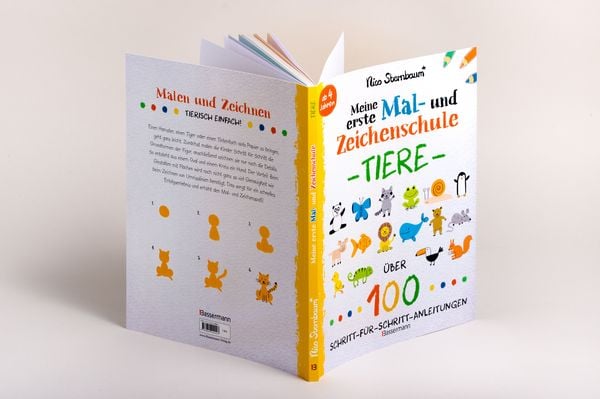 Produktbild: Meine erste Mal- und Zeichenschule - Tiere. Ab 4 Jahren