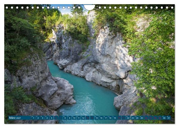 Produktbild: Bayern - Sehensw&uuml;rdigkeiten vom Allg&auml;u bis zum K&ouml;nigssee (Wandkalender 2027 DIN A4 quer), CALVENDO Monatskalender