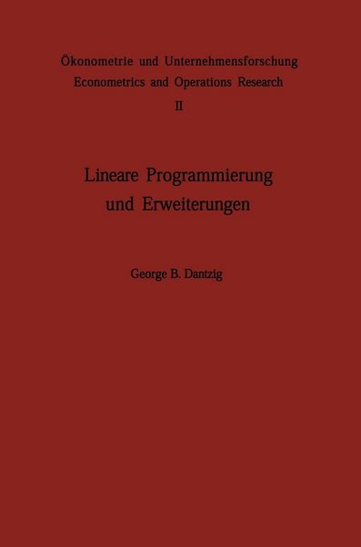 Produktbild: Lineare Programmierung und Erweiterungen