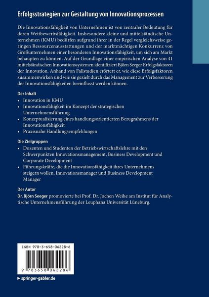 Produktbild: Erfolgsstrategien zur Gestaltung von Innovationsprozessen