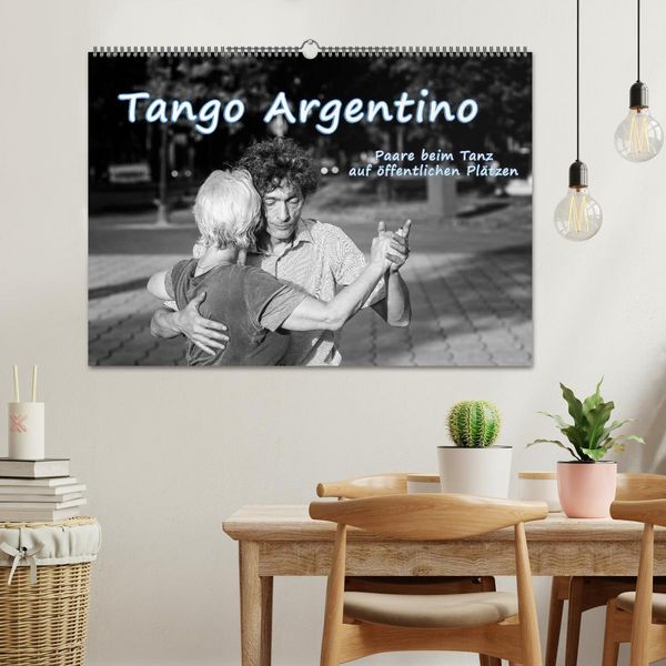 Produktbild: Tango Argentino - Paare beim Tanz auf &ouml;ffentlichen Pl&auml;tzen (Wandkalender 2026 DIN A2 quer), CALVENDO Monatskalender