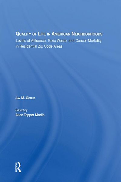 Produktbild: Quality Of Life In American Neighborhoods