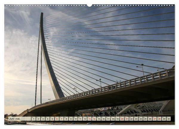 Produktbild: Valencia - sehenswert bei Tag und bei Nacht (Wandkalender 2026 DIN A2 quer), CALVENDO Monatskalender
