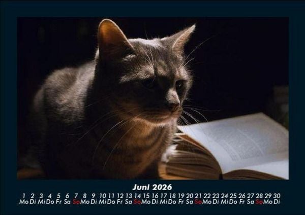 Produktbild: F&uuml;r Katzenfreunde 2026 Fotokalender DIN A5